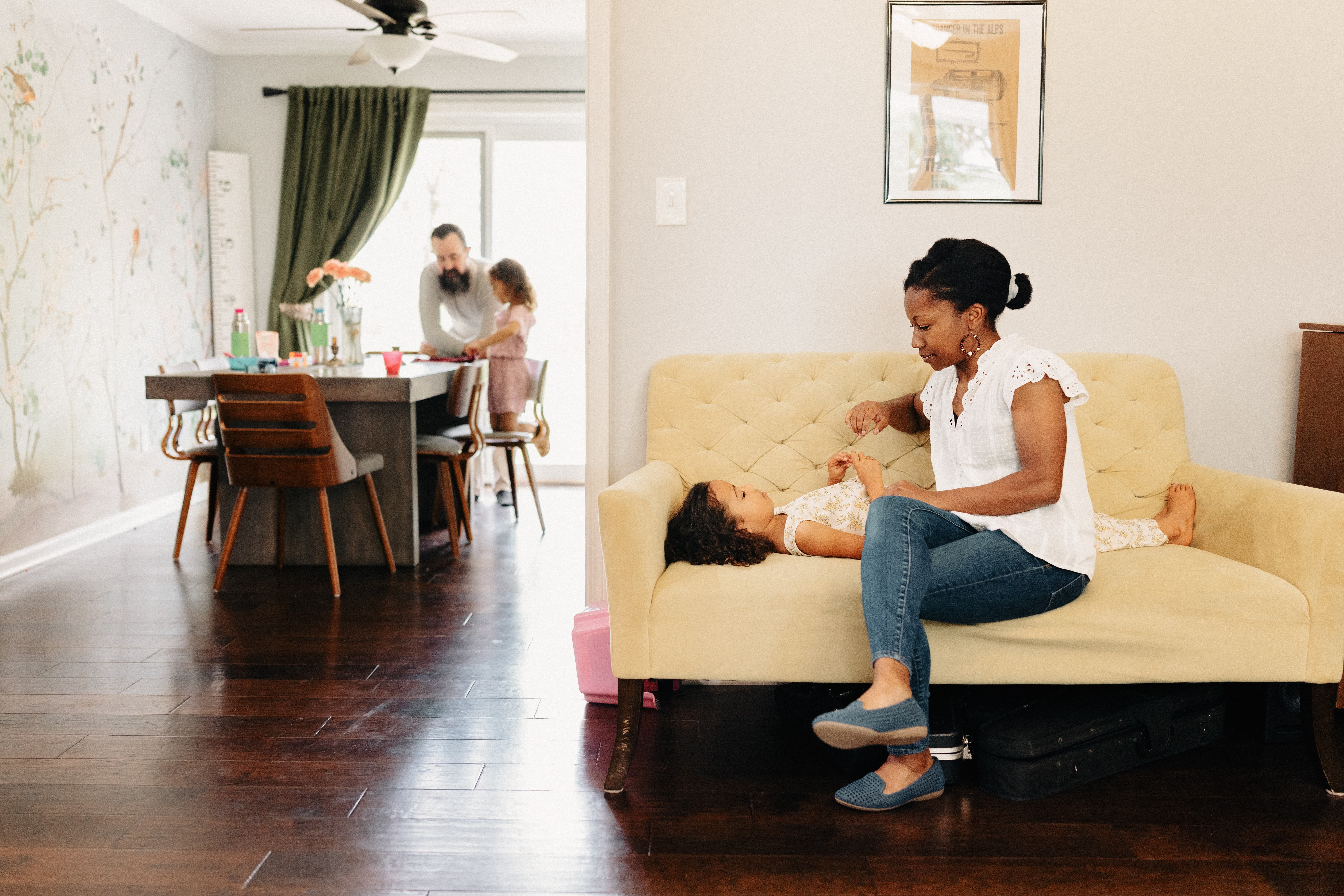 Carrie Olsen with family