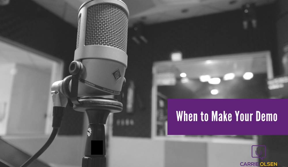 when to make your voiceover demo