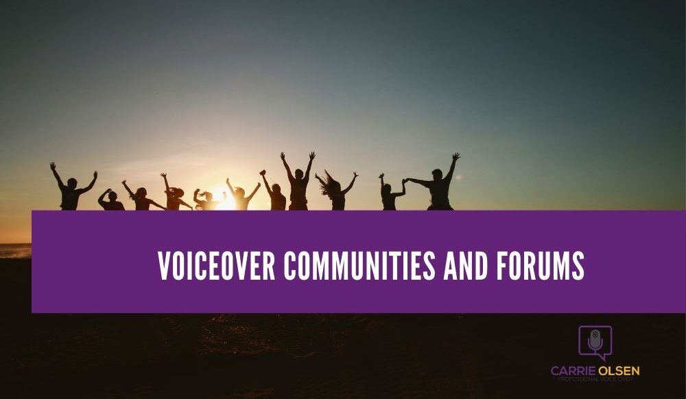 Voiceover Communities and Forums