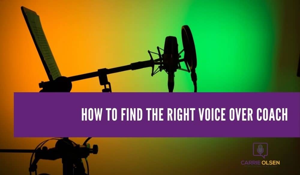 Find Right Voiceover Coach