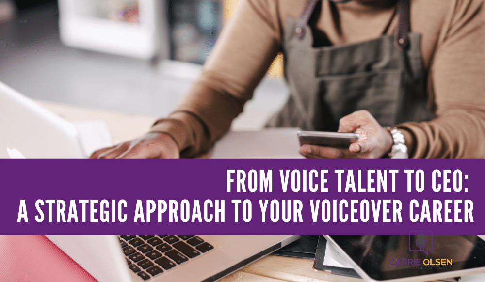 A strategic approach in treating voiceover as a business